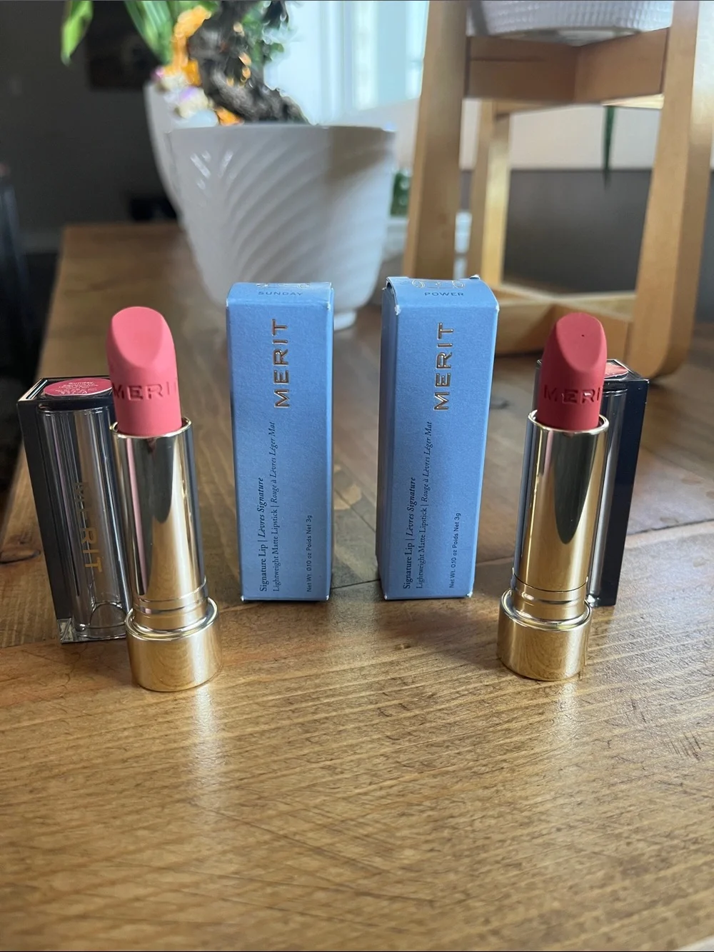 Merit Lipstick Bundle - Sunday & Power